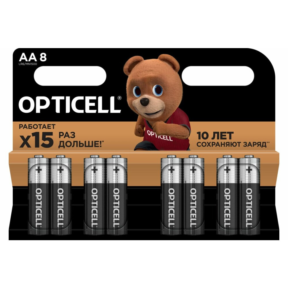 Батарейка Opticell Basic (AA, 8 шт.) - 5051008