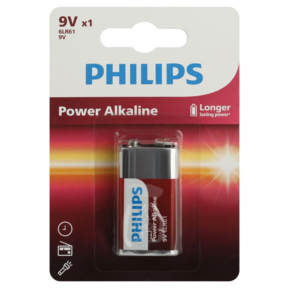 Батарейка Philips (9V, 1 шт.) - Б0062717