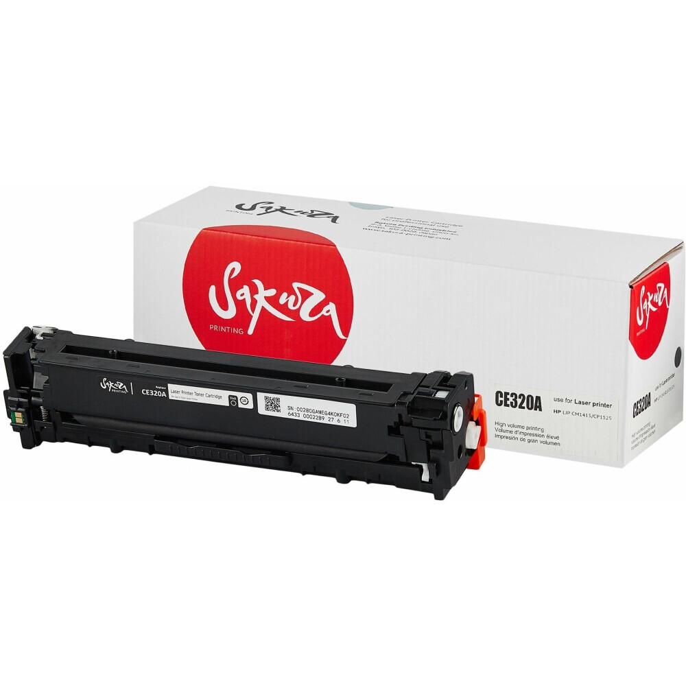 Картридж Sakura SACE320A Black