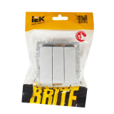 Выключатель IEK BRITE BR-V30-0-10-K47
