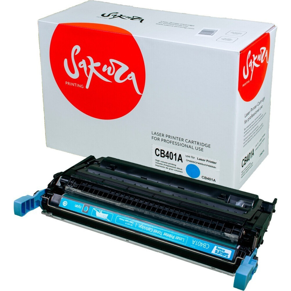 Картридж Sakura SACB401A Cyan