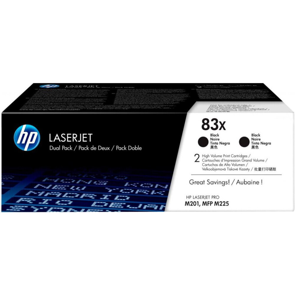 Картридж HP CF283XF/CF283XD (№83X) Black - CF283XD/CF283XF