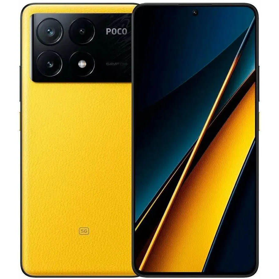 Смартфон Xiaomi Poco X6 Pro 5G 12/512Gb Yellow: купить в интернет магазине  Регард Москва: цена, характеристики, описание, отзывы