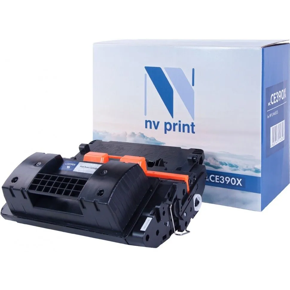 Картридж NV Print CE390X Black