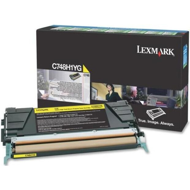 Картридж Lexmark C748H1YG Yellow