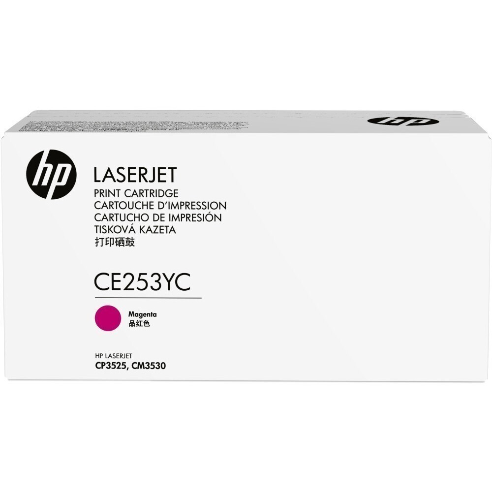 Картридж HP CE253YC (№504Y) Magenta