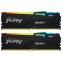 Оперативная память 16Gb DDR5 5200MHz Kingston Fury Beast RGB (KF552C40BBAK2-16) (2x8Gb KIT) - фото 2