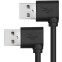 Кабель USB A (M) - USB A (M), 1м, Greenconnect GCR-AUM5AM-BB2S-1.0m - фото 2