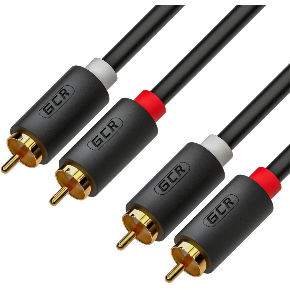 Кабель 2x RCA (M) - 2x RCA (M), 7.5м, Greenconnect GCR-53117