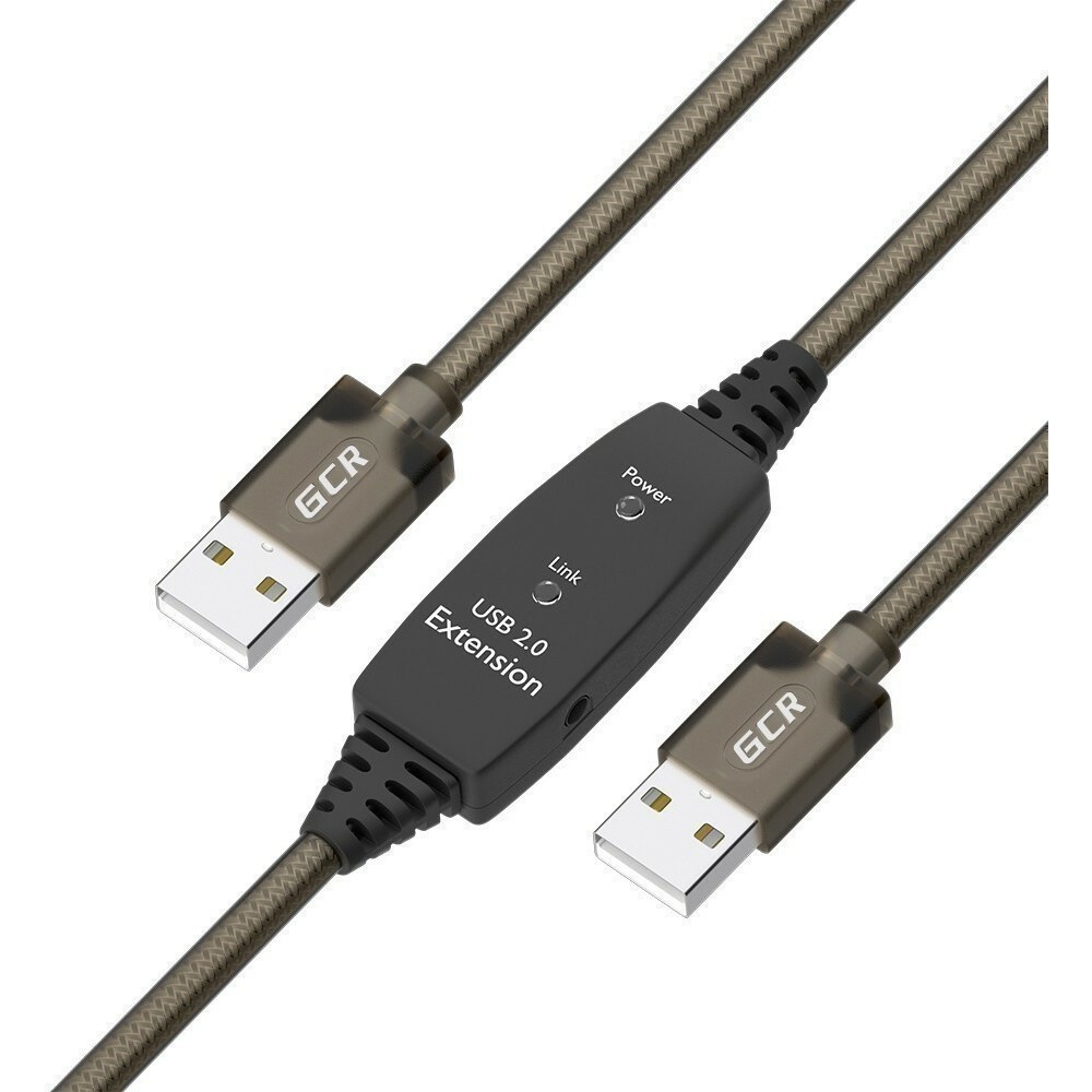 Кабель USB A (M) - USB A (M), 5м, Greenconnect GCR-53787