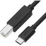 Кабель USB B (M) - USB Type-C, 0.5м, Greenconnect GCR-55249