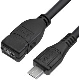 Кабель удлинительный microUSB (M) - microUSB (F), 1м, Greenconnect GCR-52447