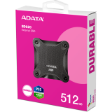 Внешний накопитель SSD 512Gb ADATA SD620 Black (SD620-512GCBK)