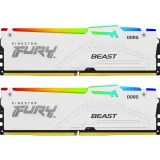 Оперативная память 32Gb DDR5 5600MHz Kingston Fury Beast White RGB (KF556C40BWAK2-32) (2x16Gb KIT)