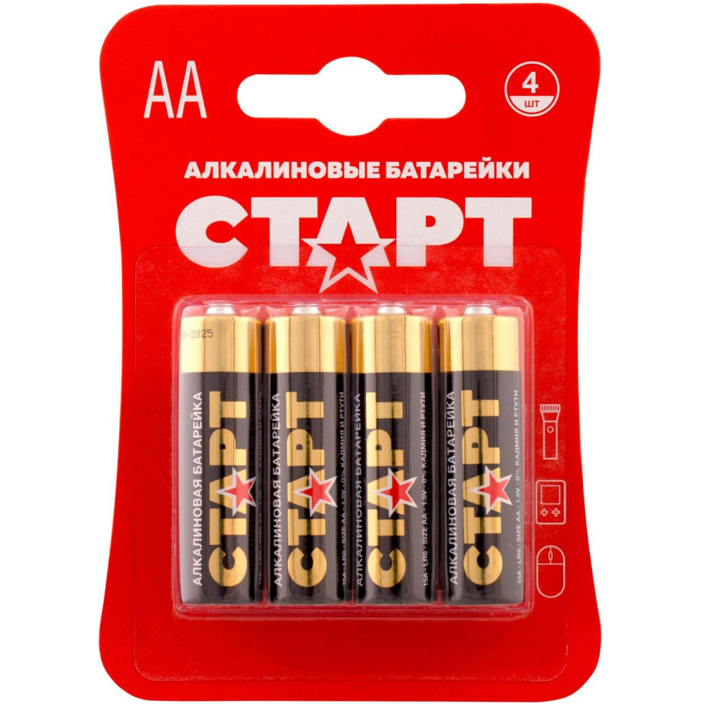 Батарейка СТАРТ (AA, 4 шт.) - 4670012295945