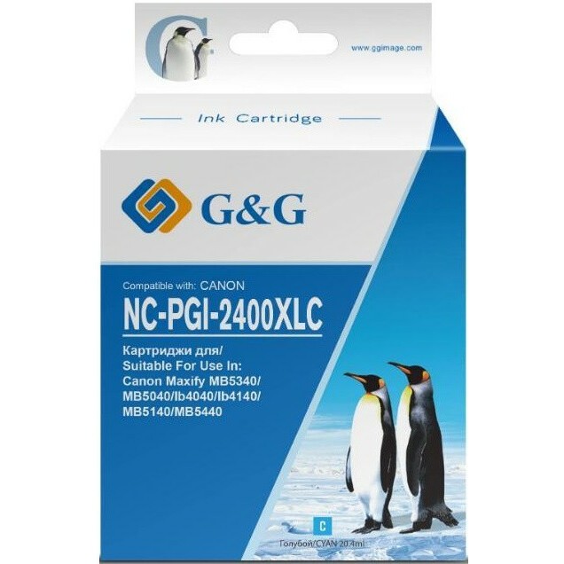 Картридж G&G GG-PGI-2400XLC Cyan