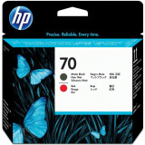 Печатающая головка HP C9409A (№70) Matte Black/Red