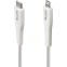 Кабель USB Type-C - Lightning, 2.5м, Lyambda LCLm25-WH - фото 3