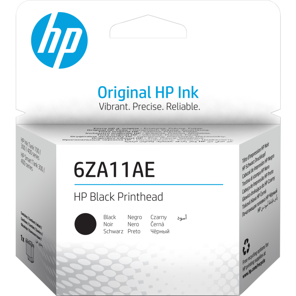 Печатающая головка HP 6ZA11AE Black