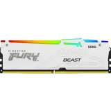 Оперативная память 16Gb DDR5 5200MHz Kingston Fury Beast White RGB (KF552C40BWA-16)