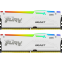 Оперативная память 64Gb DDR5 5200MHz Kingston Fury Beast White RGB (KF552C40BWAK2-64) (2x32Gb KIT)