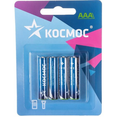 Батарейка КОСМОС KOCR034BL (AAA, 4 шт.)