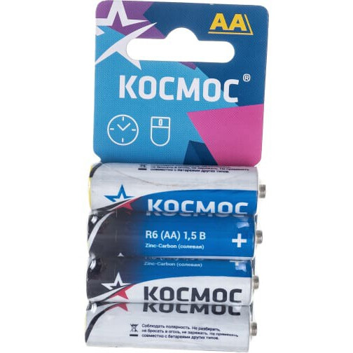 Батарейка КОСМОС KOCR64BL (AA, 4 шт.)