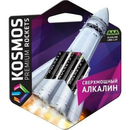 Батарейка КОСМОС KOSLR03ROCKETS4BL (AAA, 4 шт.)