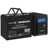 ИБП + батарея ExeGate SineTower SZ-600.LCD.AVR.1SH + DT 1275 (75Ач) (EX296777RUS)