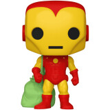 Фигурка Funko POP! Bobble Marvel Holiday Iron Man with Bag (72188)