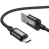 Кабель USB A (M) - microUSB B (M), 1м, HOCO X89 Wind Black (6931474784346)