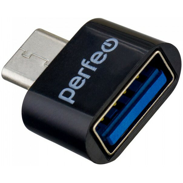 Переходник USB A (F) - USB Type-C, Perfeo PF_C3003