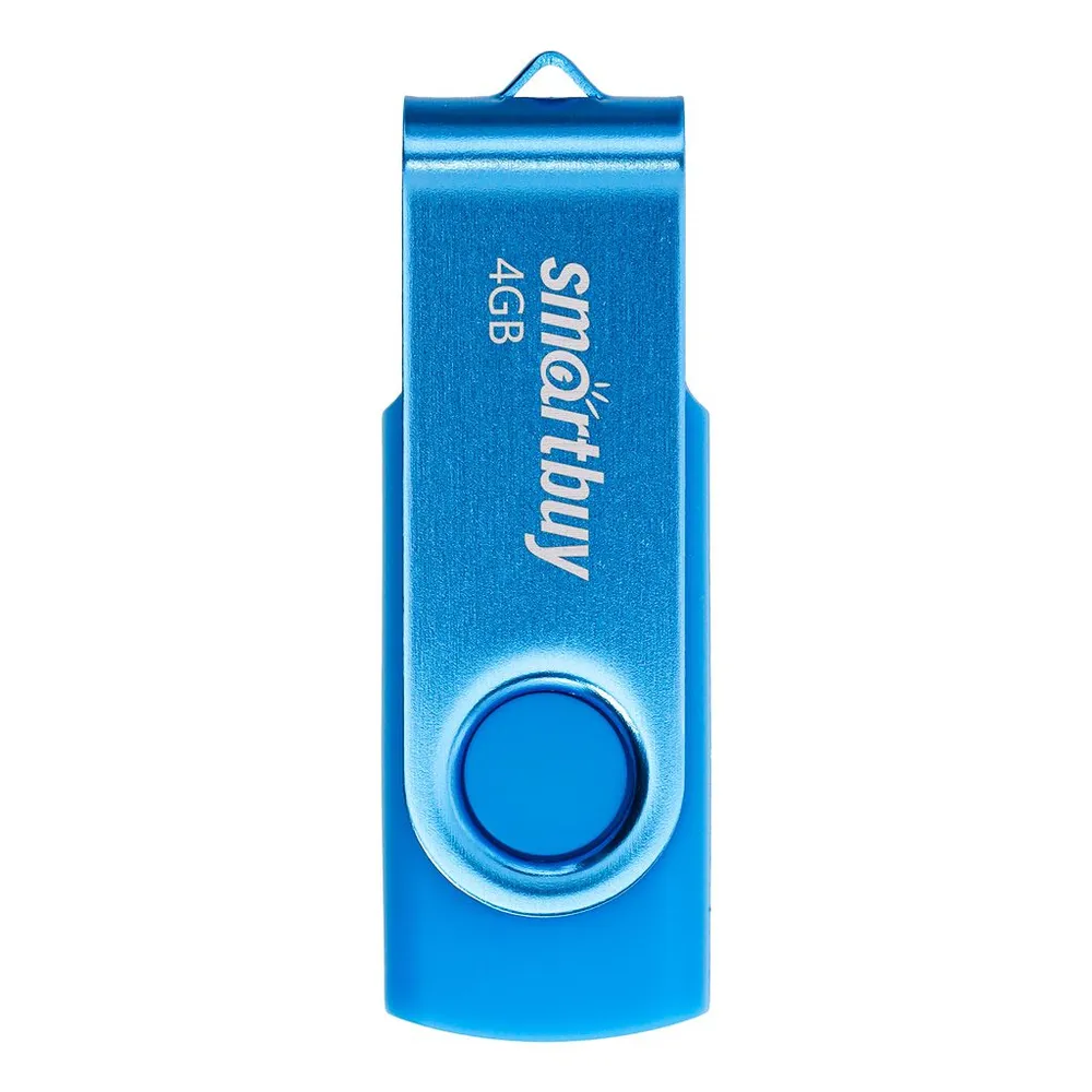 USB Flash накопитель 4Gb SmartBuy Twist Blue (SB004GB2TWB)