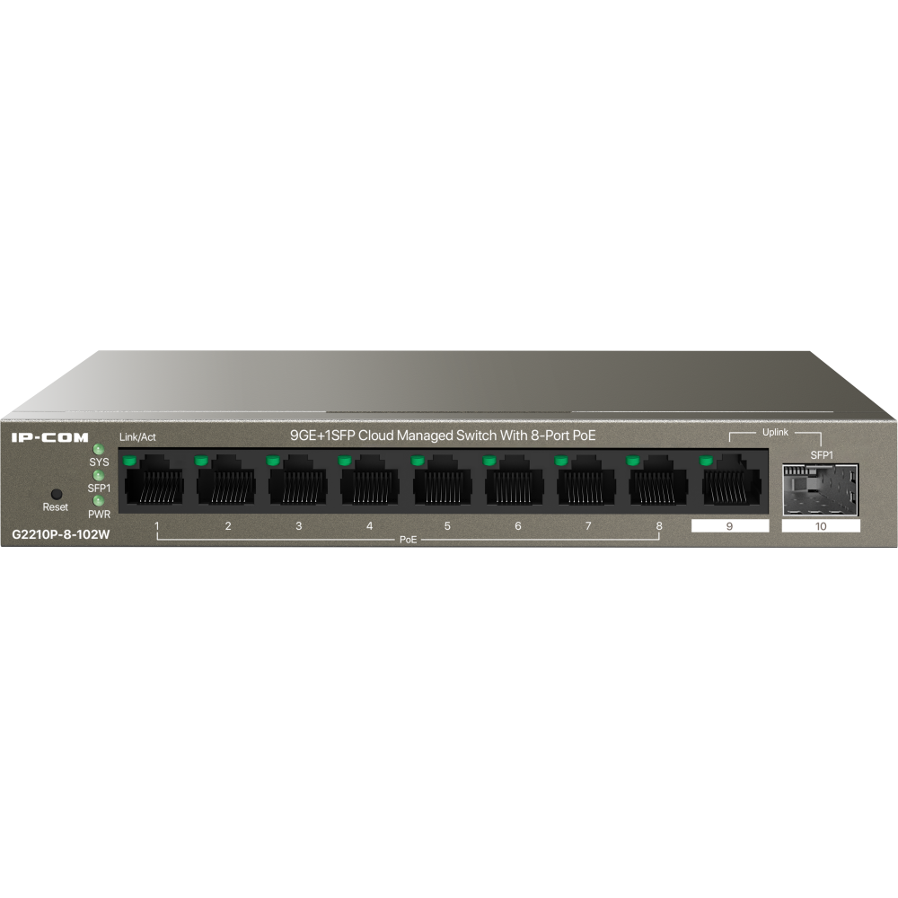 Коммутатор (свитч) IP-COM G2210P-8-102W