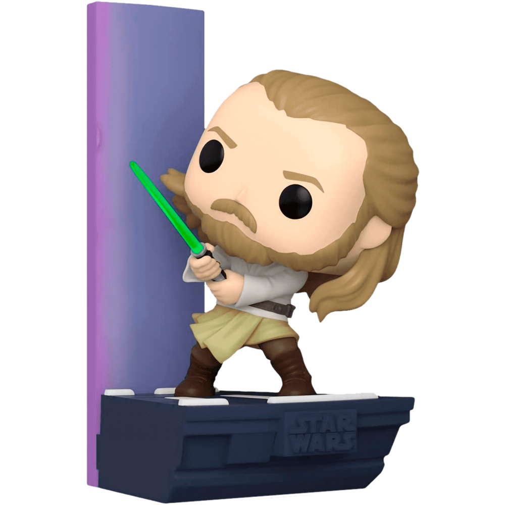 Фигурка Funko POP! Deluxe Bobble Star Wars Duel of The Fates Qui-Gon Jinn - 63196