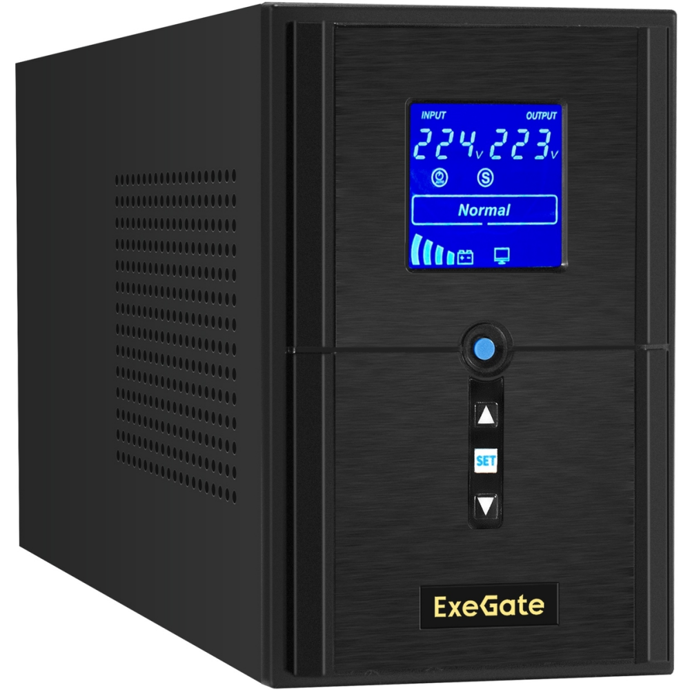 ИБП ExeGate SineTower SZ-1000.LCD.AVR.2SH.1C13.USB - EX295987RUS