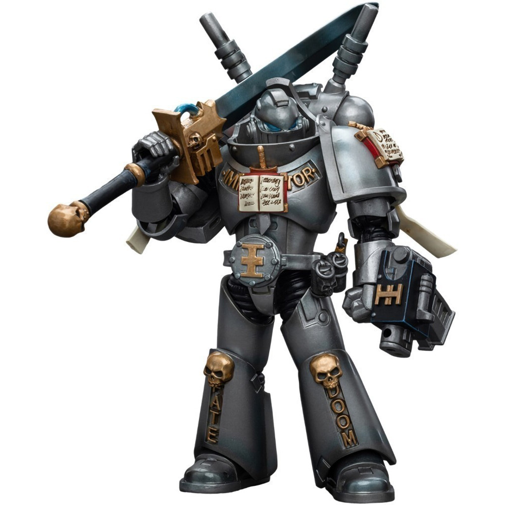 Фигурка JOYTOY Warhammer 40K Grey Knights Interceptor Squad Interceptor with Storm Bolter and Nemesis Force Sword - JT8988