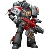 Фигурка JOYTOY Warhammer 40K Grey Knights Strike Squad Grey Knight with Psycannon (JT9015)