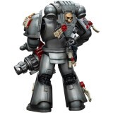 Фигурка JOYTOY Warhammer 40K Grey Knights Strike Squad Grey Knight with Psycannon (JT9015)