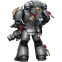 Фигурка JOYTOY Warhammer 40K Grey Knights Strike Squad Grey Knight with Psycannon - JT9015 - фото 4