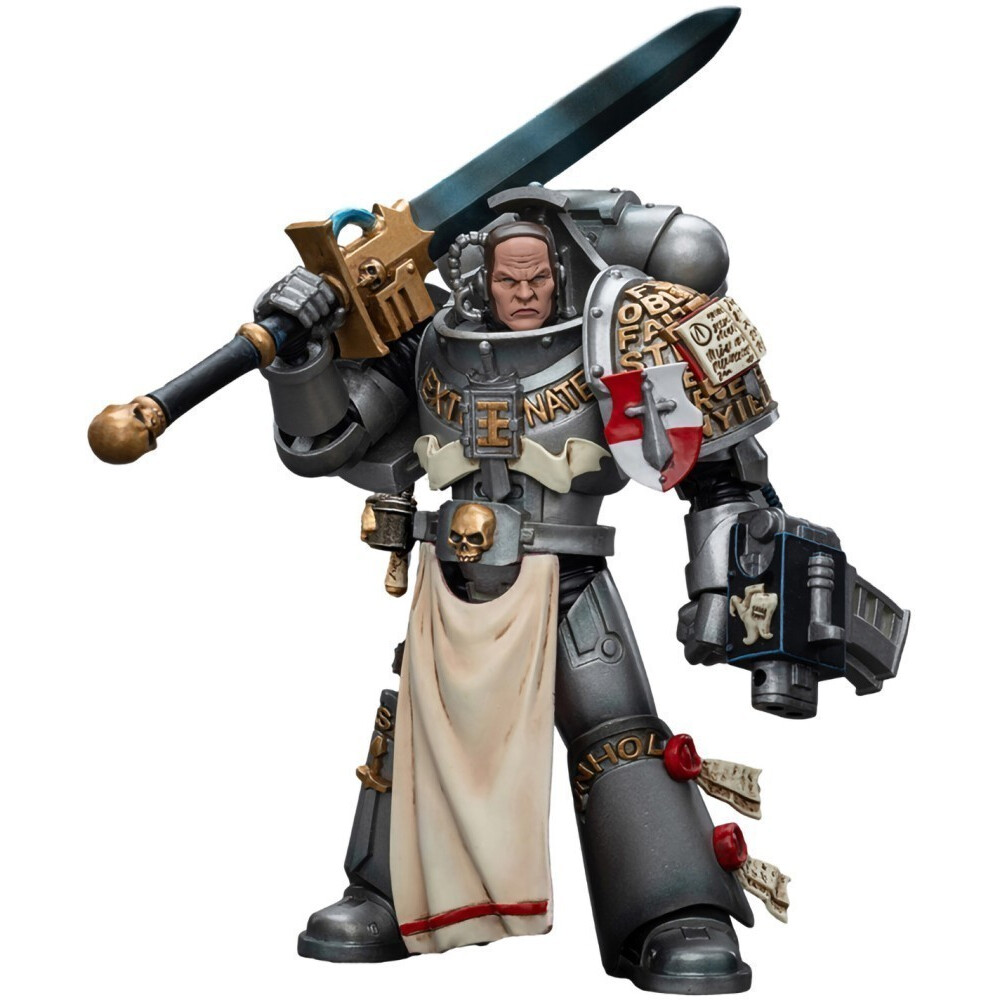 Фигурка JOYTOY Warhammer 40K Grey Knights Strike Squad Justicar - JT8995