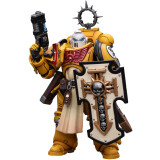 Фигурка JOYTOY Warhammer 40K Primaris Space Marines Imperial Fists Bladeguard Veteran (JT2771)