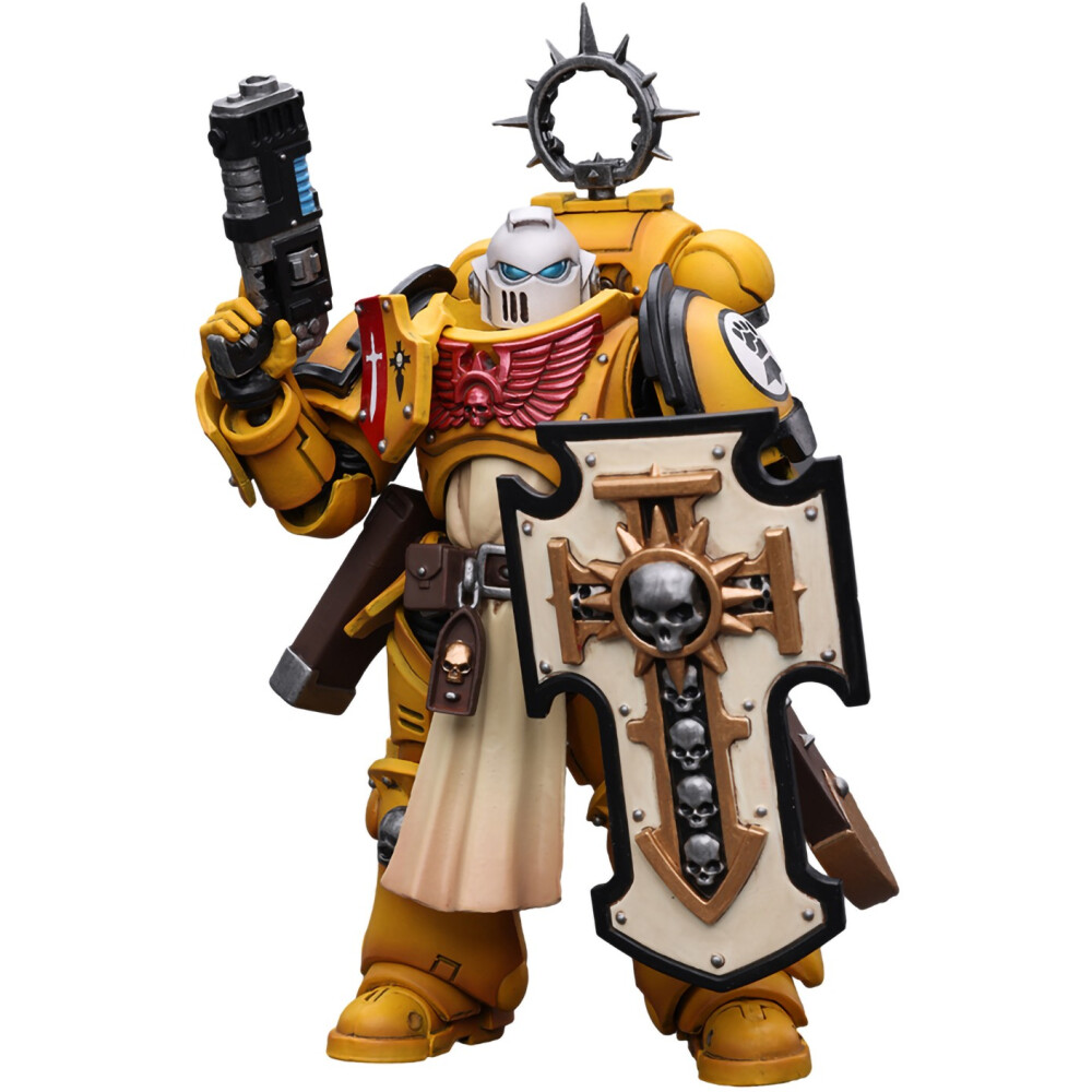 Фигурка JOYTOY Warhammer 40K Primaris Space Marines Imperial Fists Bladeguard Veteran - JT2771