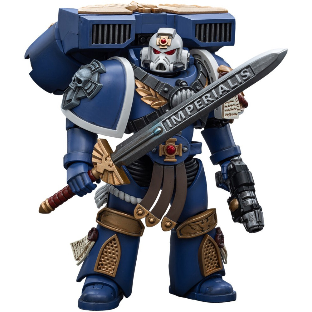 Фигурка JOYTOY Warhammer 40K Ultramarines Vanguard Veteran Sergeant - JT8018