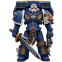 Фигурка JOYTOY Warhammer 40K Ultramarines Vanguard Veteran Sergeant - JT8018 - фото 4