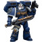 Фигурка JOYTOY Warhammer 40K Ultramarines Vanguard Veteran with Chainsword and Bolt Pistol - JT8025