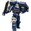 Фигурка JOYTOY Warhammer 40K Ultramarines Vanguard Veteran with Chainsword and Bolt Pistol - JT8025 - фото 2