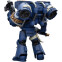 Фигурка JOYTOY Warhammer 40K Ultramarines Vanguard Veteran with Chainsword and Bolt Pistol - JT8025 - фото 3