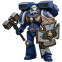 Фигурка JOYTOY Warhammer 40K Ultramarines Vanguard Veteran with Thunder Hammer and Storm Shield - JT8032