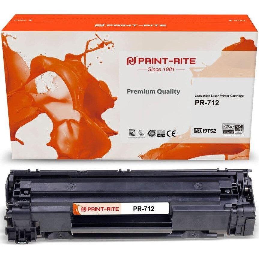 Картридж Print-Rite PR-712 Black